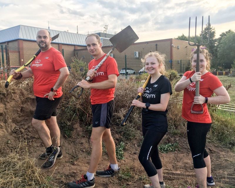 Other image for Grace and favour as running group carry out odd jobs